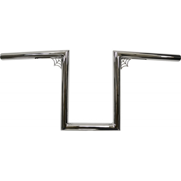 LA choppers - 1" NARROW Z-BARS WEB 10" TALL CHROME UNIVERSAL