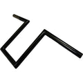 LA choppers - 7/8" NARROW Z-BARS 10" TALL BLACK UNIVERSAL