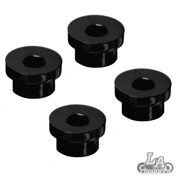 LA choppers - TEN DEGREE TRIPLE TREE RISER ANGLE ADAPTERS BLACK HD