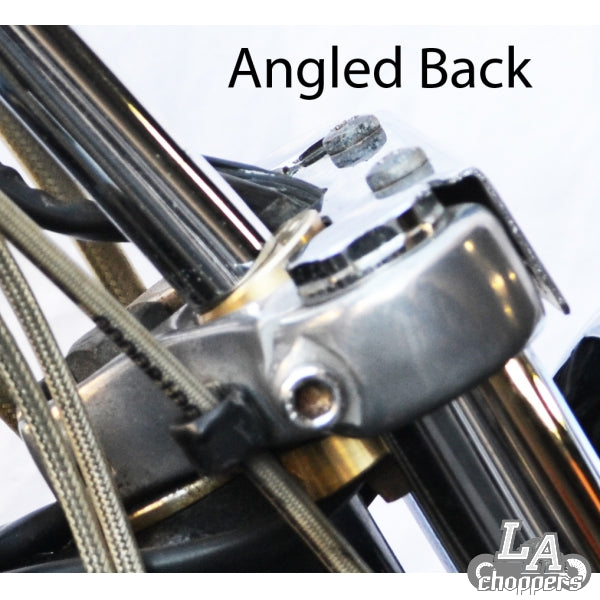 LA choppers - TEN DEGREE TRIPLE TREE RISER ANGLE ADAPTERS CHROME HD
