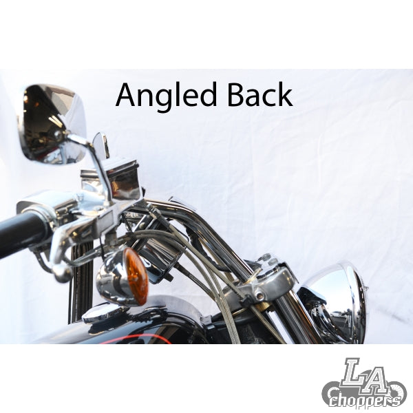 LA choppers - TEN DEGREE TRIPLE TREE RISER ANGLE ADAPTERS CHROME HD