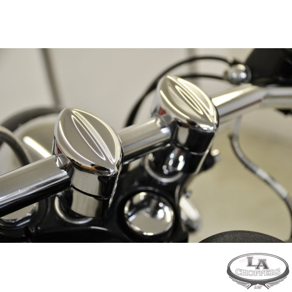 LA choppers - MOHAWK RISERS FOR 1" HANDLEBARS 1.5" RISE CHROME UNIVERSAL
