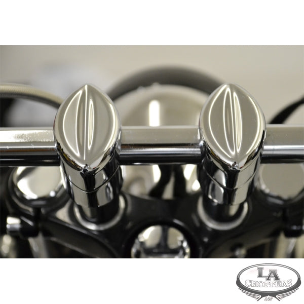 LA choppers - MOHAWK RISERS FOR 1" HANDLEBARS 3" RISE CHROME UNIVERSAL