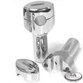 LA choppers - MOHAWK RISERS FOR 1" HANDLEBARS 4" RISE CHROME UNIVERSAL