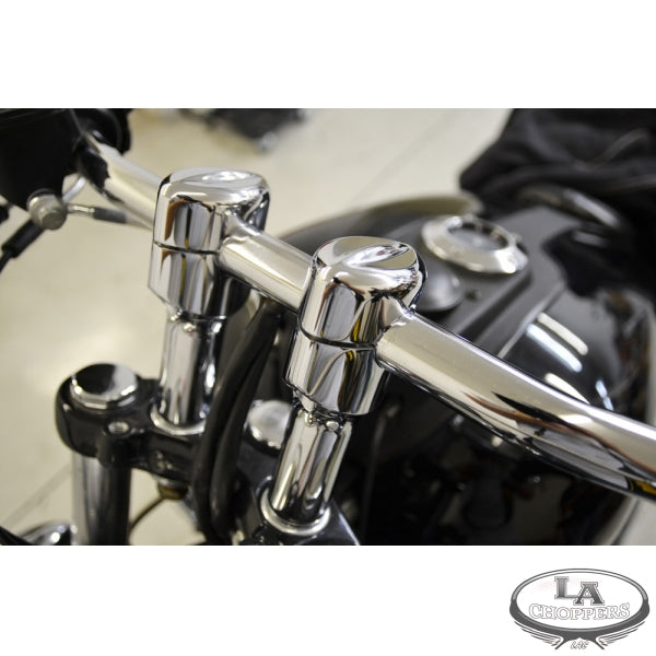 LA choppers - MOHAWK RISERS FOR 1" HANDLEBARS 4" RISE CHROME UNIVERSAL