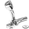 LA choppers - MOHAWK RISERS FOR 1" HANDLEBARS 5.5" CURVED RISE CHROME UNIVERSAL