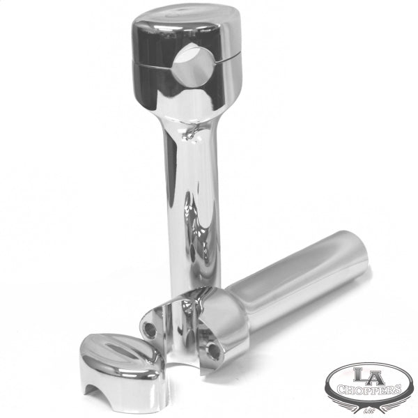 LA choppers - MOHAWK RISERS FOR 1" HANDLEBARS 6" RISE CHROME UNIVERSAL
