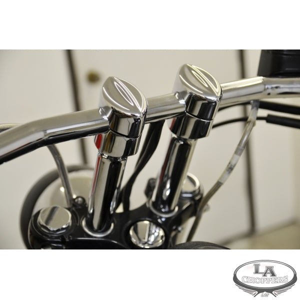 LA choppers - MOHAWK RISERS FOR 1" HANDLEBARS 6" RISE CHROME UNIVERSAL