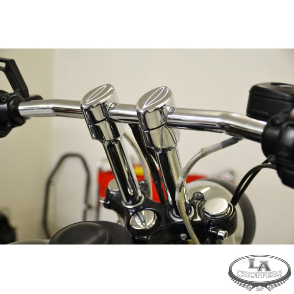 LA choppers - MOHAWK RISERS FOR 1" HANDLEBARS 6" RISE CHROME UNIVERSAL