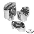 LA choppers - MOHAWK HEFTY RISERS FOR 1 1/4" HANDLEBARS 1.5" RISE CHROME UNIVERSAL