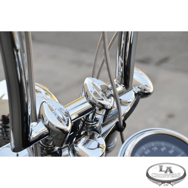 LA choppers - MOHAWK HEFTY RISERS FOR 1 1/4" HANDLEBARS 1.5" RISE CHROME UNIVERSAL