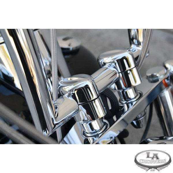 LA choppers - MOHAWK HEFTY RISERS FOR 1 1/4" HANDLEBARS 1.5" RISE CHROME UNIVERSAL
