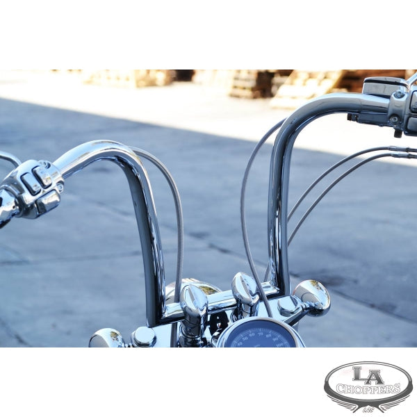 LA choppers - MOHAWK HEFTY RISERS FOR 1 1/4" HANDLEBARS 1.5" RISE CHROME UNIVERSAL