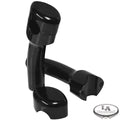 LA choppers - HEFTY RISERS SMOOTH FOR 1 1/4" HANDLEBARS 5.5" CURVED RISE BLACK UNIVERSAL