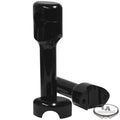 LA choppers - HEFTY RISERS SMOOTH FOR 1 1/4" HANDLEBARS 6" RISE BLACK UNIVERSAL