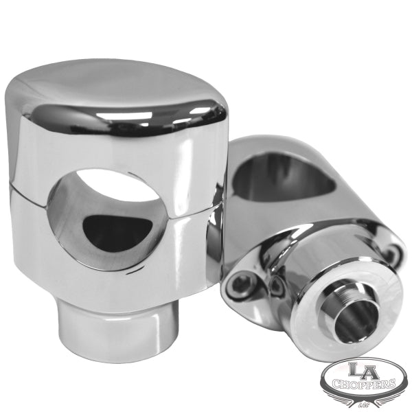 LA choppers - SPRINGER RISER KITS FOR 1.25" HANDLEBARS CHROME HD