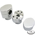 LA choppers - 1" HARLEY SPRINGER RISERS CHROME HD