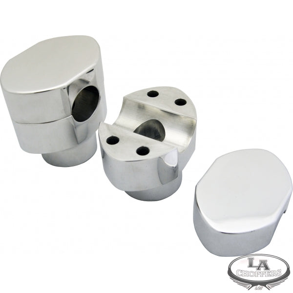 LA choppers - 1" HARLEY SPRINGER RISERS CHROME HD