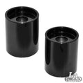 LA choppers - 2" TALL RISER EXTENSIONS FOR 1" BARS BLACK UNIVERSAL