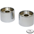 LA choppers - 1" RISER EXTENSIONS FOR 1.5" HANDLEBARS CHROME UNIVERSAL