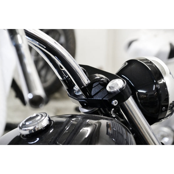 LA choppers - 1" PULLBACK RISER EXTENSIONS - BLACK
