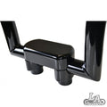LA choppers - THREE PIECE RISER KIT 1" MOUNT 1.5" RISE BLACK HD