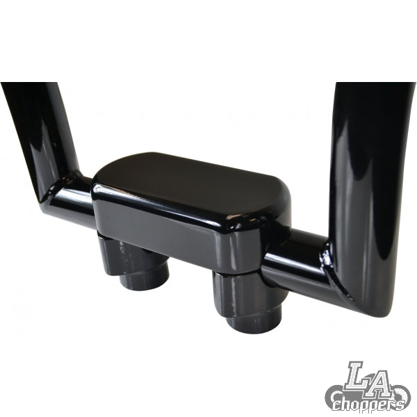 LA choppers - THREE PIECE RISER KIT 1" MOUNT 1.5" RISE BLACK HD