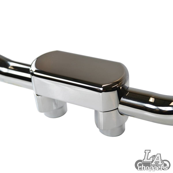 LA choppers - THREE PIECE RISER KIT 1" MOUNT 1.5" RISE CHROME HD