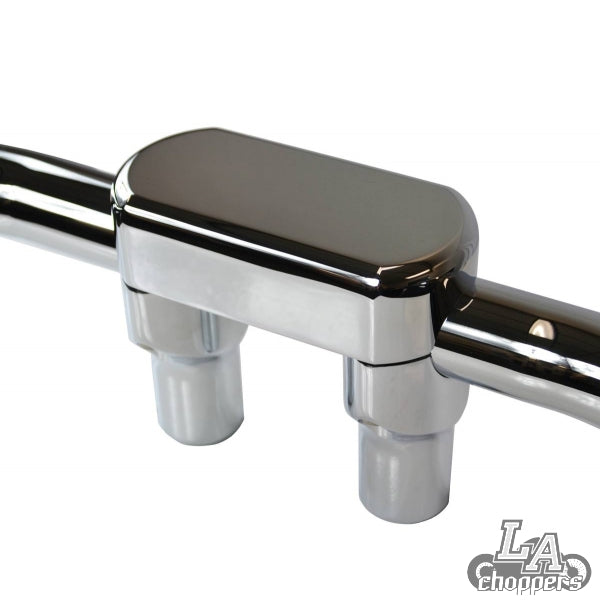 LA choppers - THREE PIECE RISER KIT 1" MOUNT 3" RISE CHROME HD