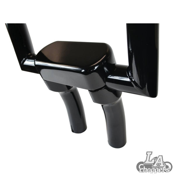 LA choppers - THREE PIECE RISER KIT 1" MOUNT 5.5" RISE BLACK HD