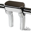 LA choppers - THREE PIECE RISER KIT 1" MOUNT 5.5" RISE CHROME HD