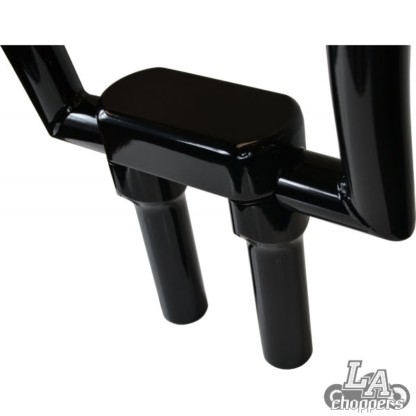 LA choppers - THREE PIECE RISER KIT 1" MOUNT 6" RISE BLACK HD