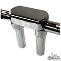 LA choppers - THREE PIECE RISER KIT 1" MOUNT 6" RISE CHROME HD