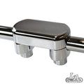 LA choppers - THREE PIECE RISER KIT 1.25" MOUNT 1.5" RISE CHROME HD
