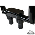 LA choppers - THREE PIECE RISER KIT 1.25" MOUNT 3" RISE BLACK HD