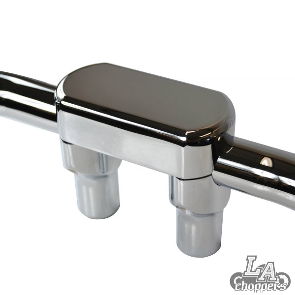 LA choppers - THREE PIECE RISER KIT 1.25" MOUNT 3" RISE CHROME HD