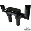 LA choppers - THREE PIECE RISER KIT 1.25" MOUNT 4" RISE BLACK HD