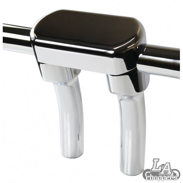 LA choppers - THREE PIECE RISER KIT 1.25" MOUNT 5.5" RISE CHROME HD