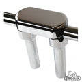 LA choppers - THREE PIECE RISER KIT 1.25" MOUNT 6" RISE CHROME HD