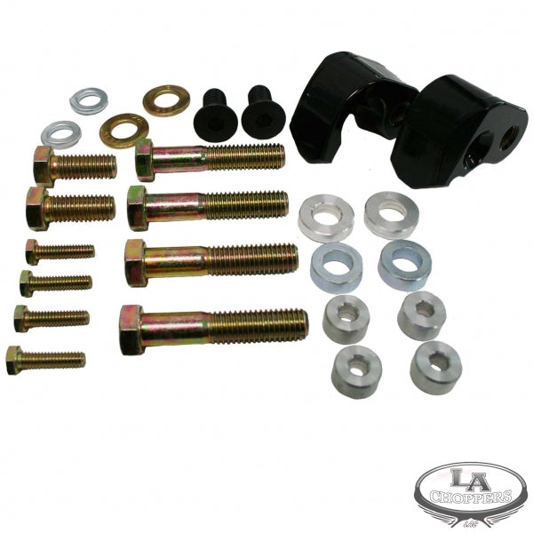 LA choppers - 1" REAR LOWERING KIT BLACK