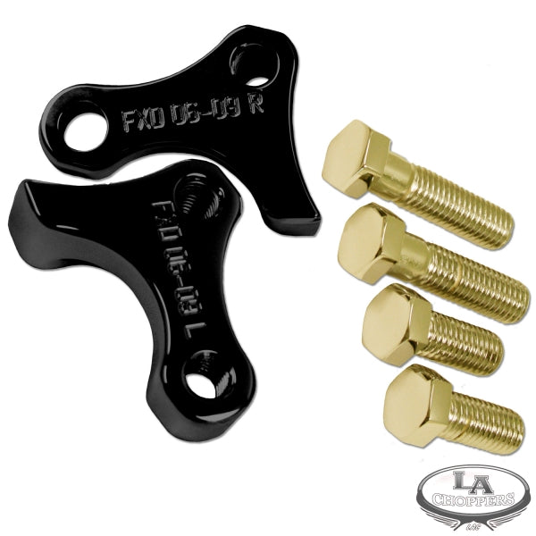 LA choppers - 1" REAR LOWERING KIT BLACK HD