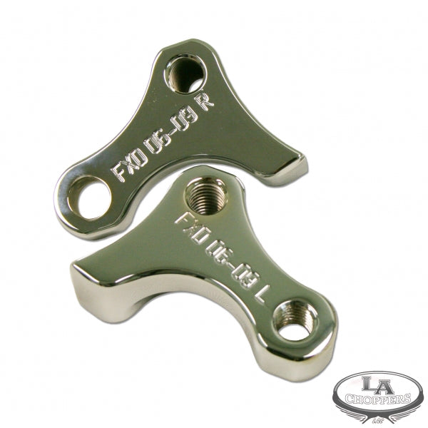 LA choppers  - 1" REAR LOWERING KIT CHROME FOR HD