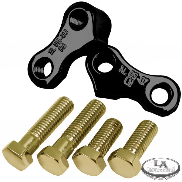 LA choppers - 1" REAR LOWERING KIT BLACK HD