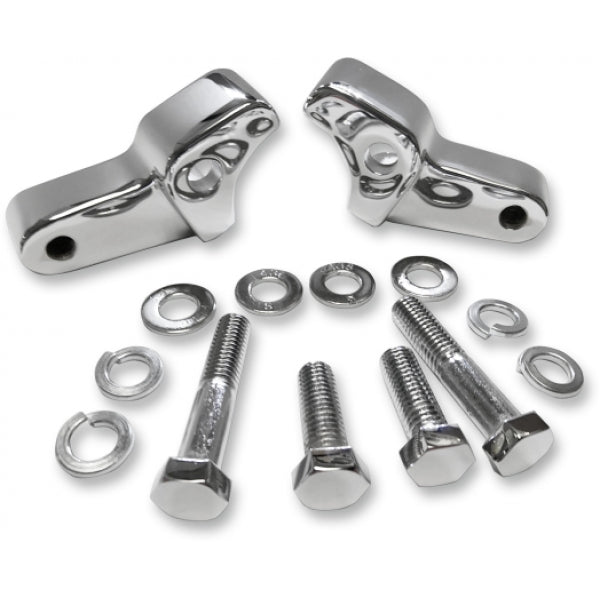 LA choppers - REAR LOWERING KIT FLH-FLT / -25,4 MM (1") / NATURAL-CHROME / STEEL