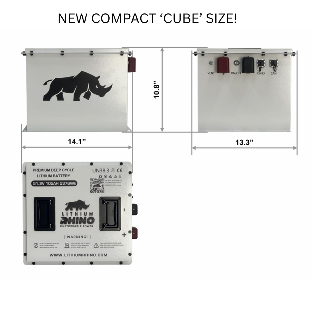 48V 105Ah CUBE battery dimensions