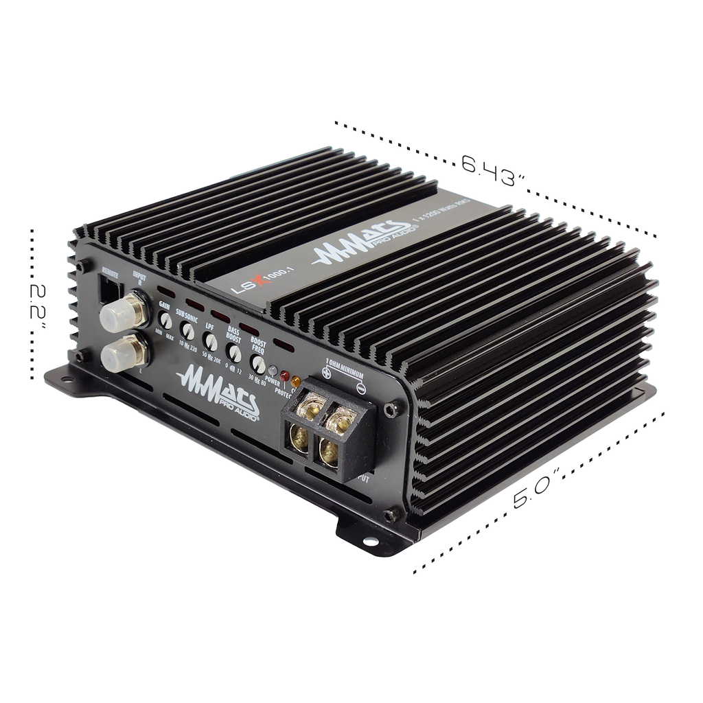 MMATS LSX1000.1D amplifier
