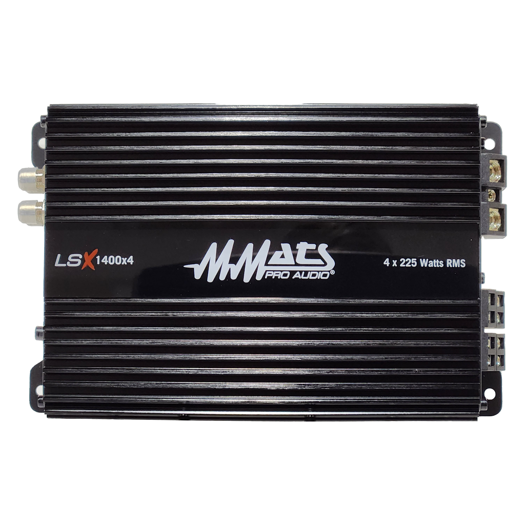 MMATS LSX1400x4 amplifier top view