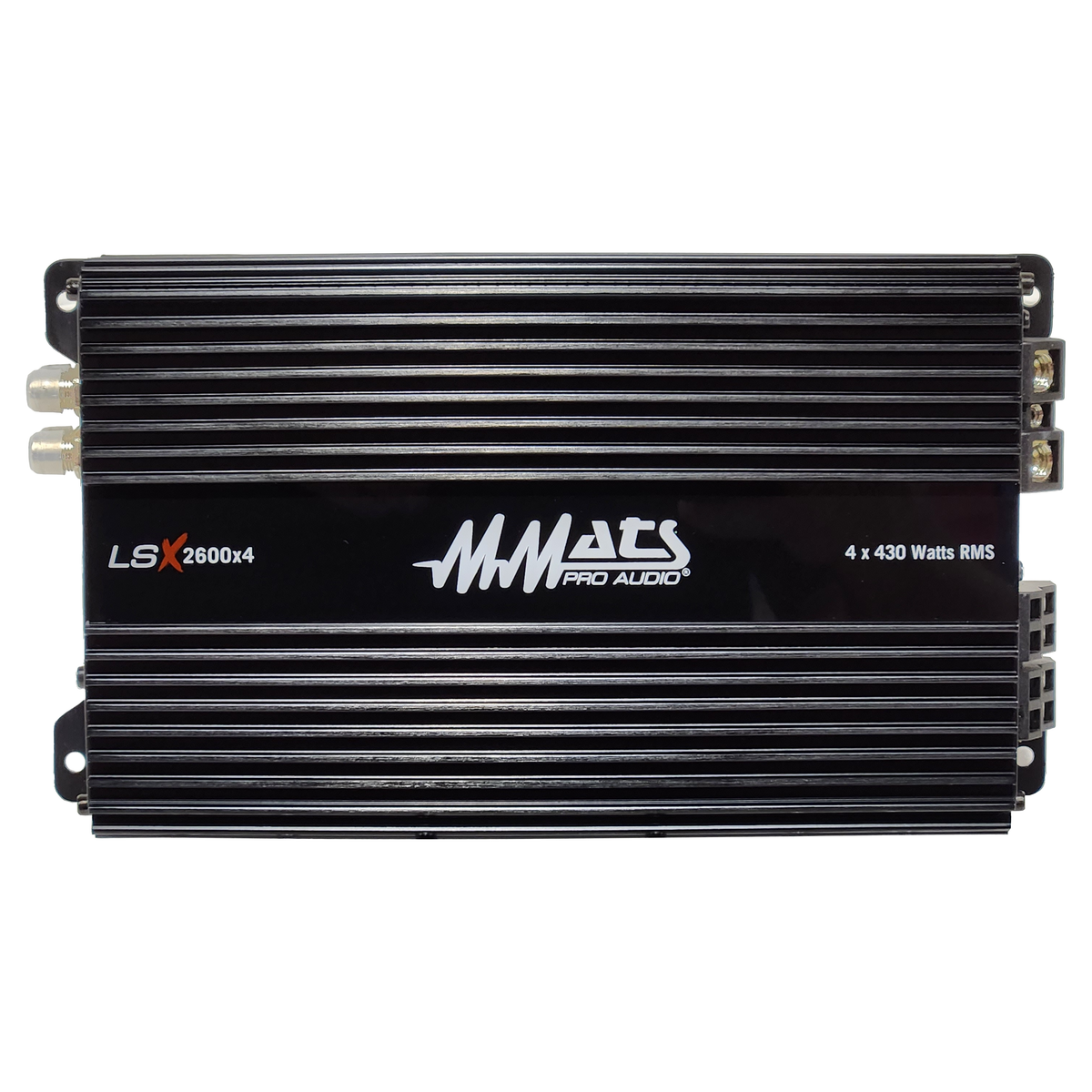 MMATS LSX2600x4 amplifier top view