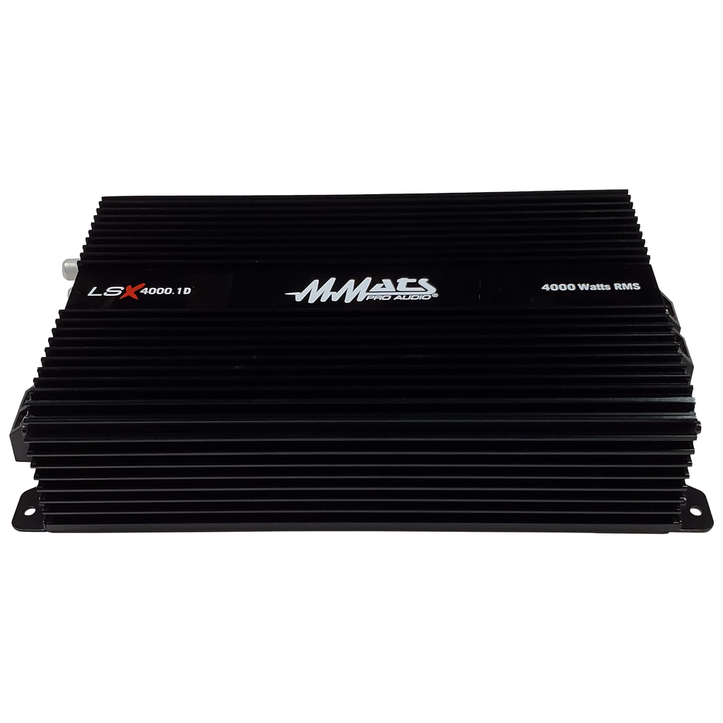MMATS LSX4000.1D amplifier top view