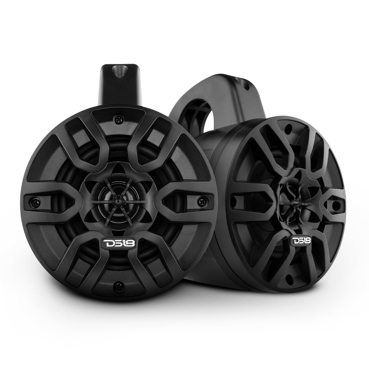 DS18 MP4TPBT 4" Marine Wakeboard Tower Speakers w/ RGB LED (Pair)